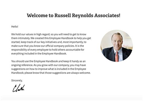 Welcome from the Chairman and CEO .